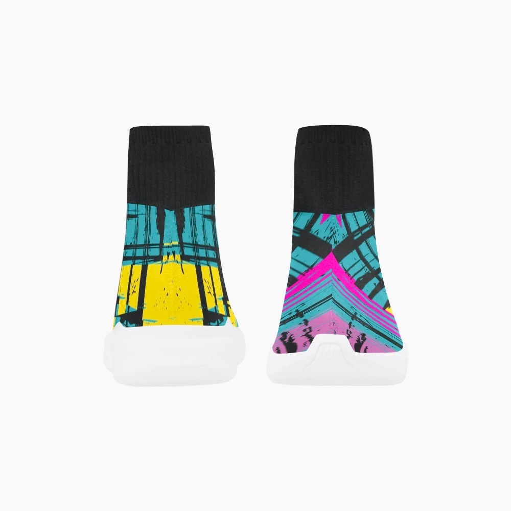 Multi Print Sock Shoe - Picture 2 of 4